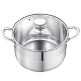 Castmoor Stainless Stockpot with Glass Lid