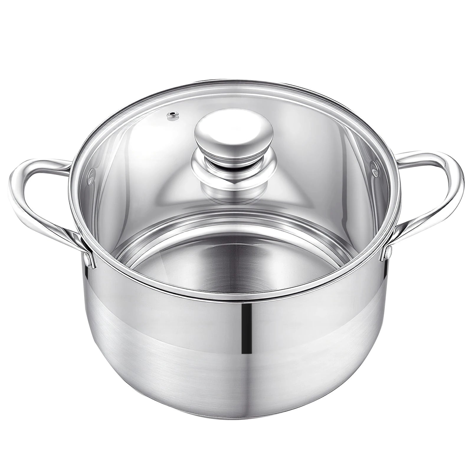 Castmoor Stainless Stockpot with Glass Lid