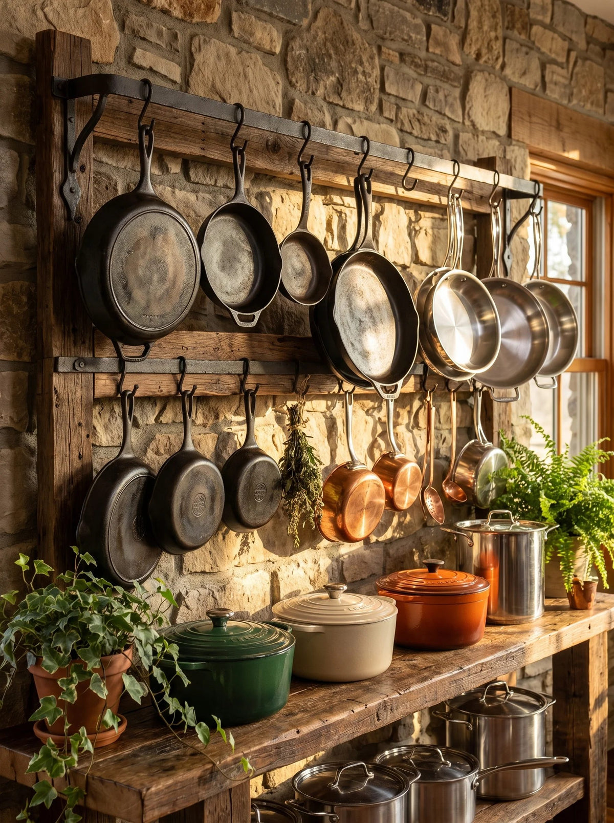Castmoor cookware rack